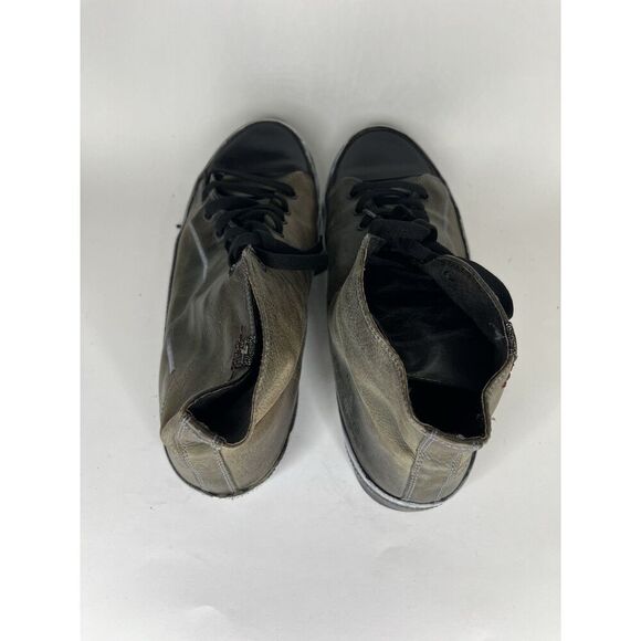 7 for all mankind Chukka Boots Men Size 11.5 Green Leather - Picture 9 of 14